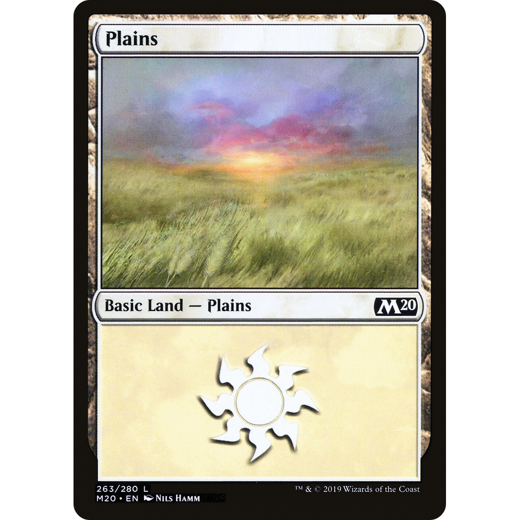 Plains (263) (M20-263) - Core Set 2020 Foil