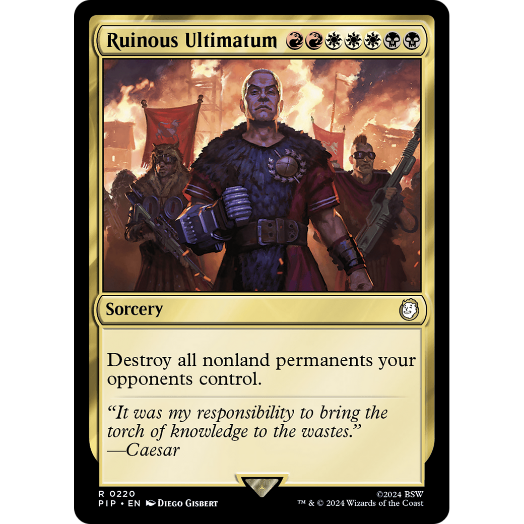 Ruinous Ultimatum (PIP-220) - Fallout