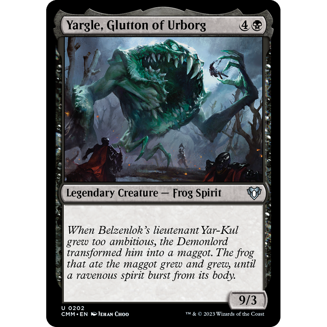 Yargle, Glutton of Urborg (CMM-202) - Commander Masters