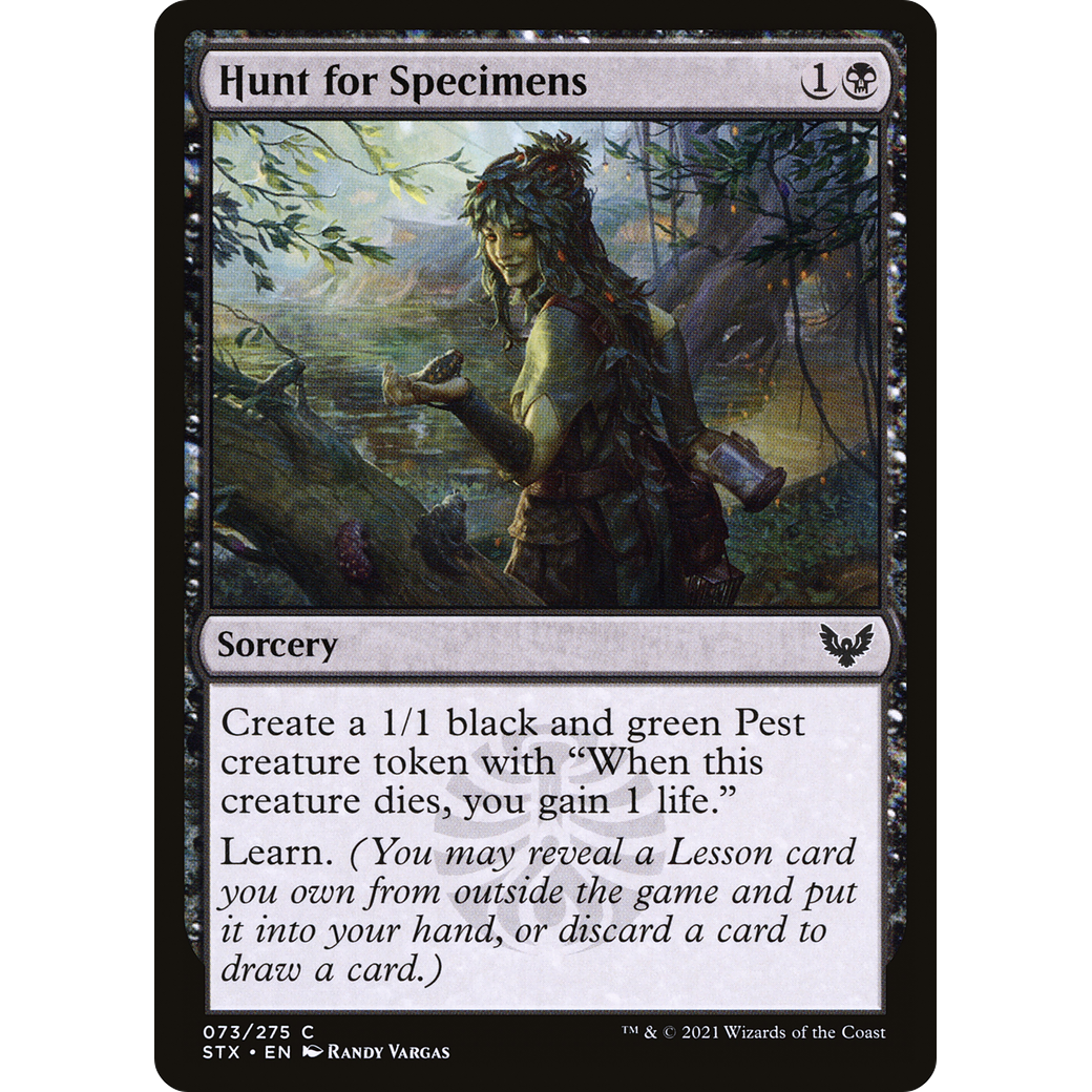 Hunt for Specimens (STX-073) - Strixhaven: School of Mages
