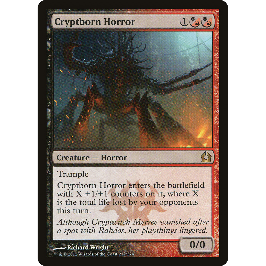 Cryptborn Horror (RTR-212) - Return to Ravnica Foil