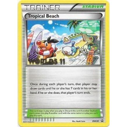 Tropical Beach - BW28 (Worlds 11) BW28/101 - Black and White Promos