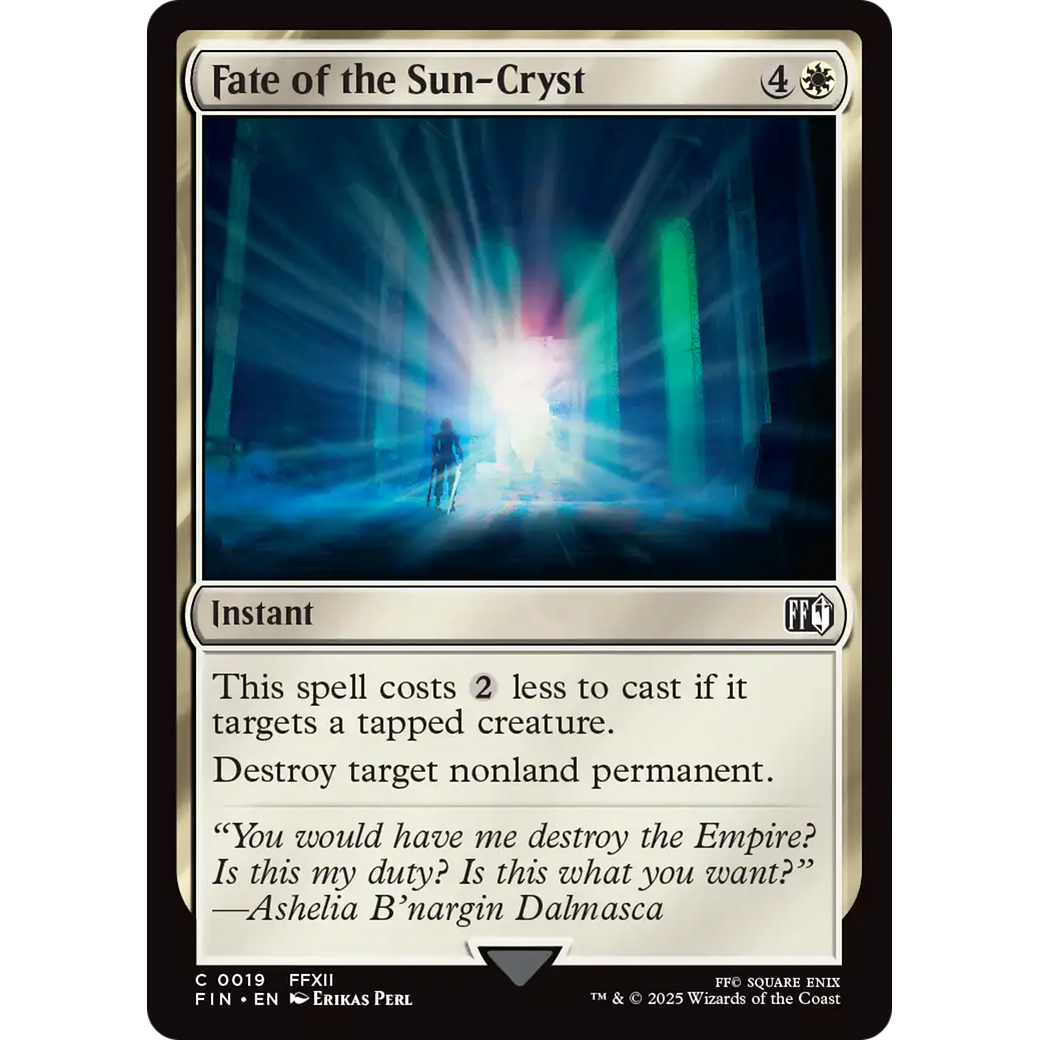 Fate of the Sun-Cryst (FIN-019) - FINAL FANTASY