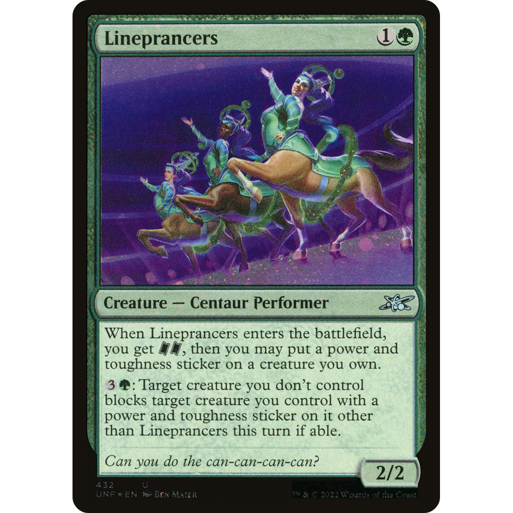 Lineprancers (Galaxy Foil) (UNF-432) - Unfinity Foil