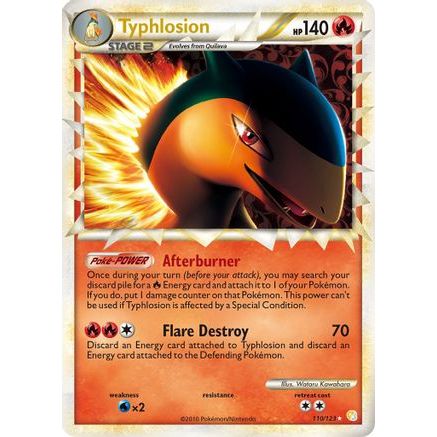 Typhlosion (Prime) 110/123 - HeartGold SoulSilver Holofoil