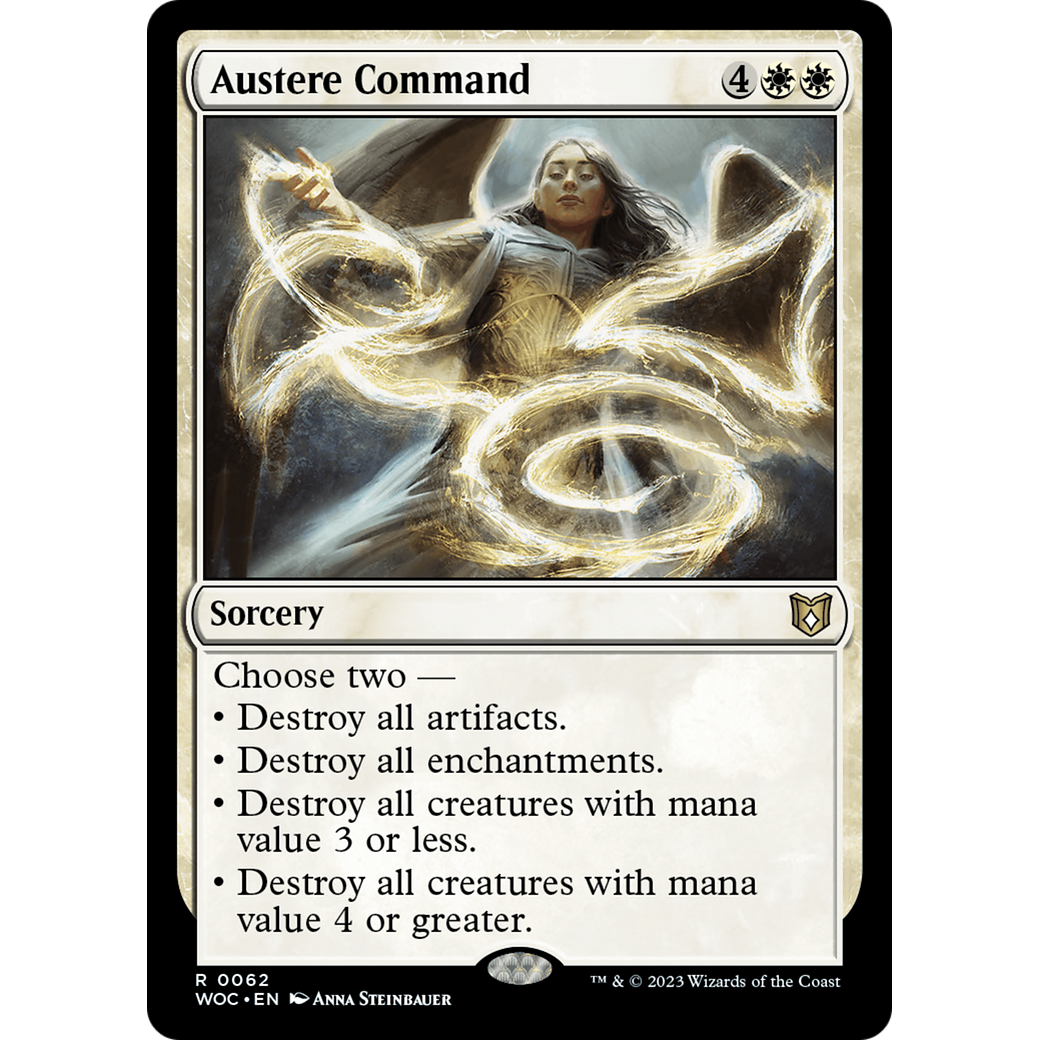 Austere Command (WOC-062) - Wilds of Eldraine Commander