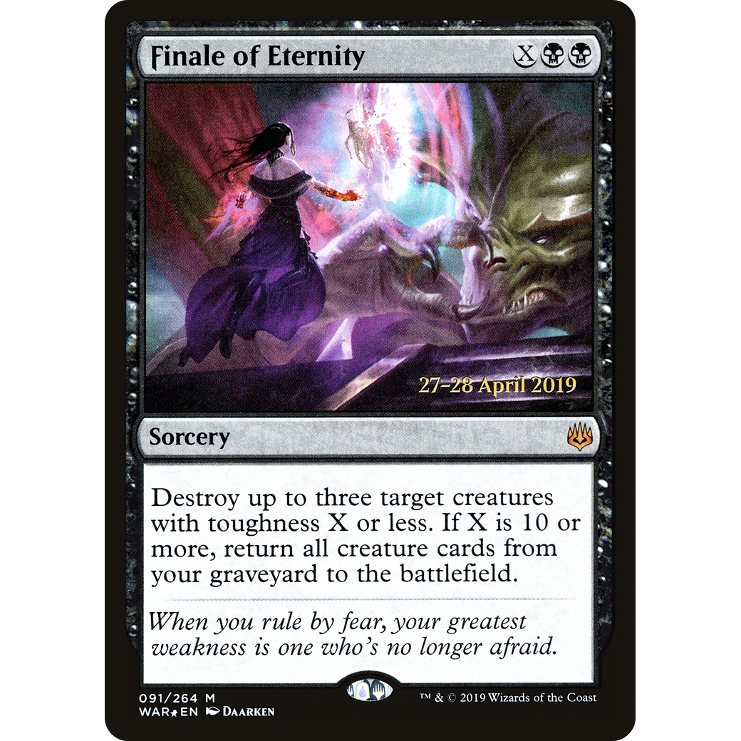 Finale of Eternity (PRE-091) - War of the Spark Promos Foil