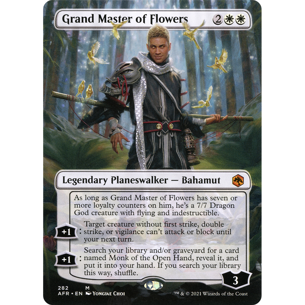 Grand Master of Flowers (Borderless) (AFR-282) - Adventures in the Forgotten Realms (Borderless)
