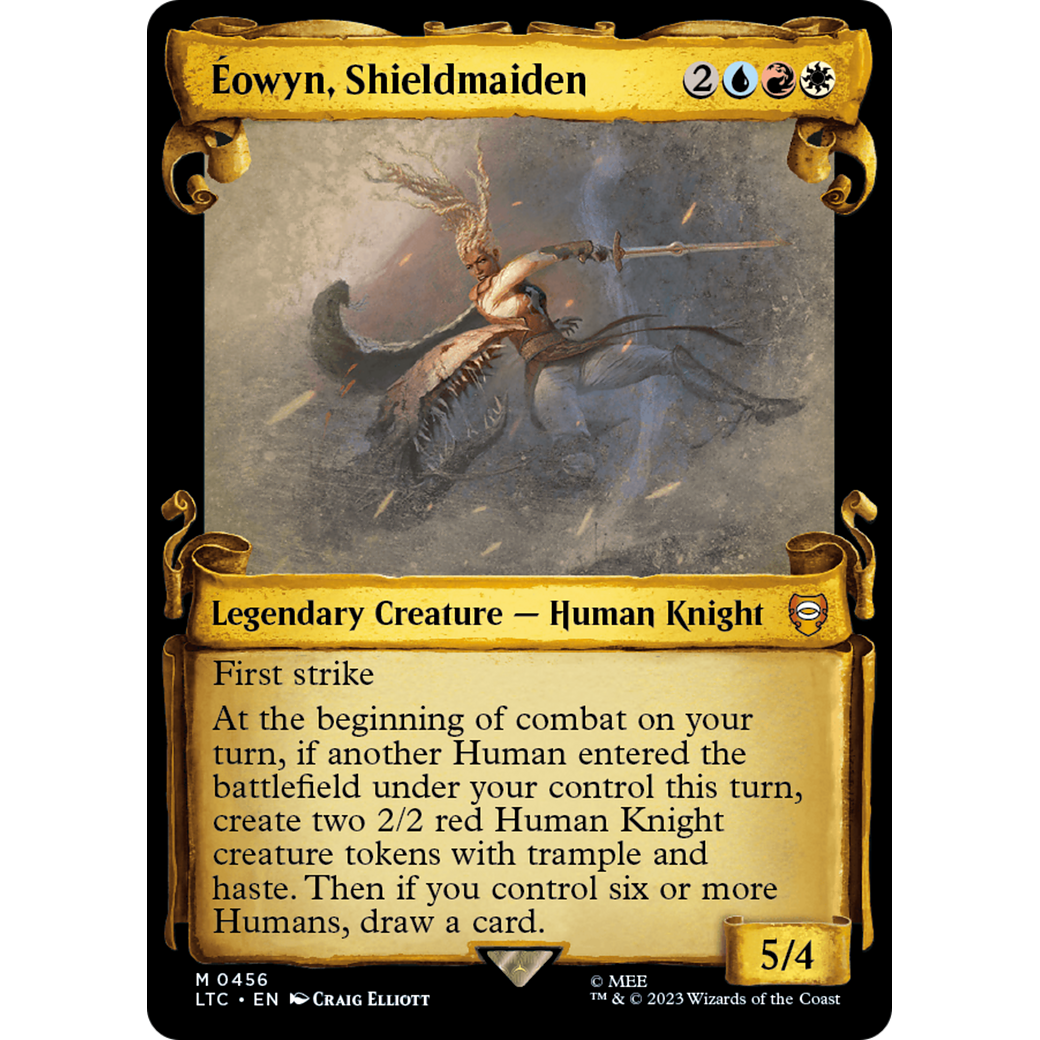 Éowyn, Shieldmaiden (LTC-456) - Tales of Middle-earth Commander: (Showcase) Foil