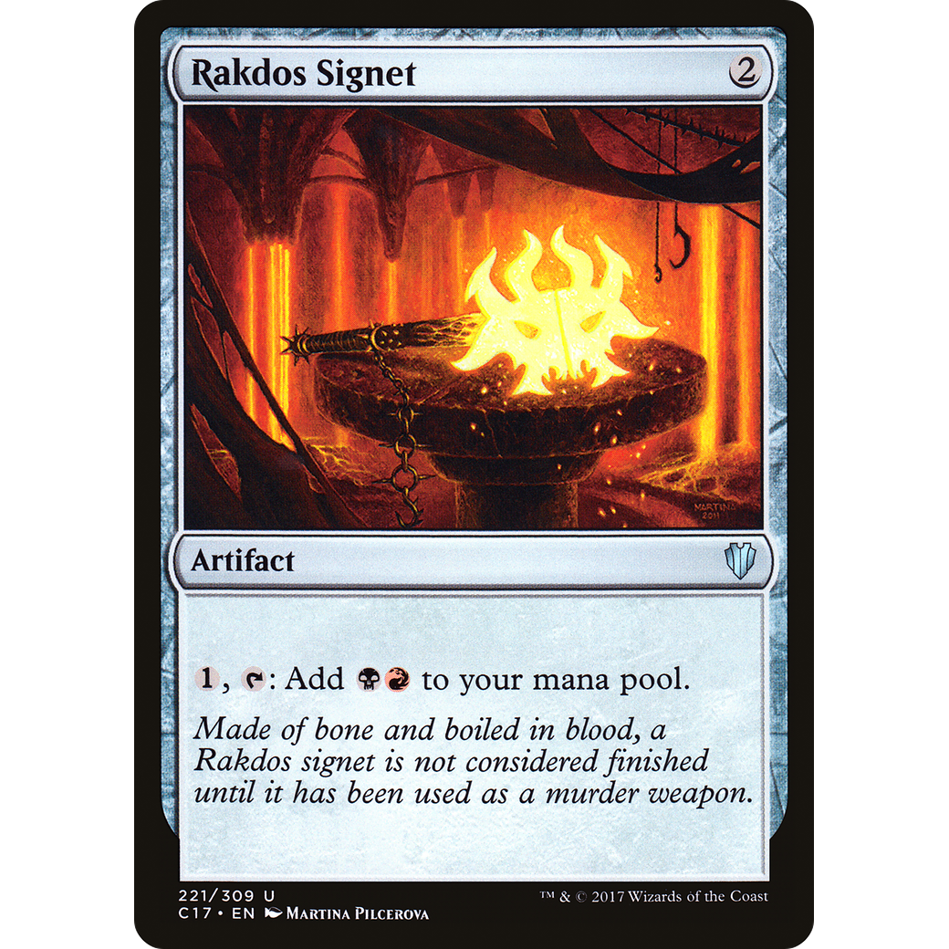 Rakdos Signet (C17-221) - Commander 2017
