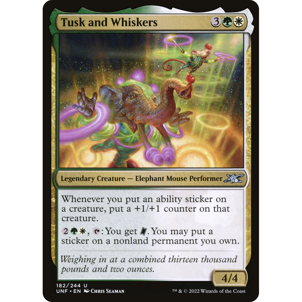Tusk and Whiskers (UNF-182) - Unfinity Foil
