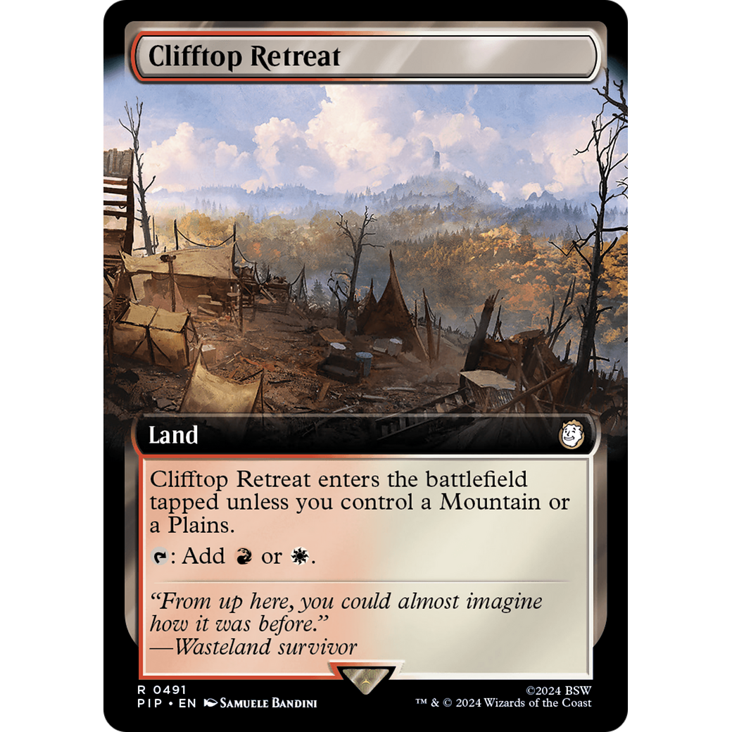 Clifftop Retreat (PIP-491) - Fallout: (Extended Art) Foil