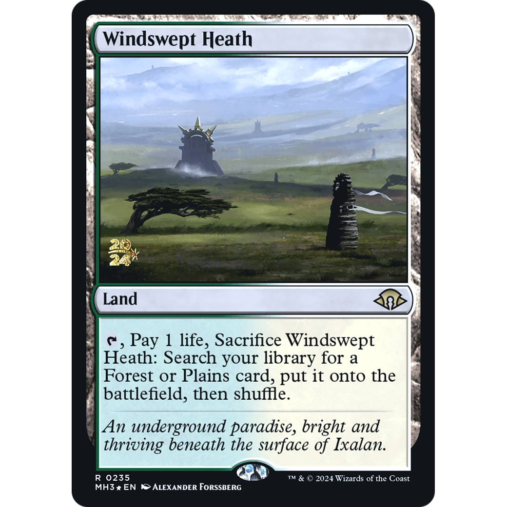 Windswept Heath (PRE-235S) - Modern Horizons 3 Promos Foil