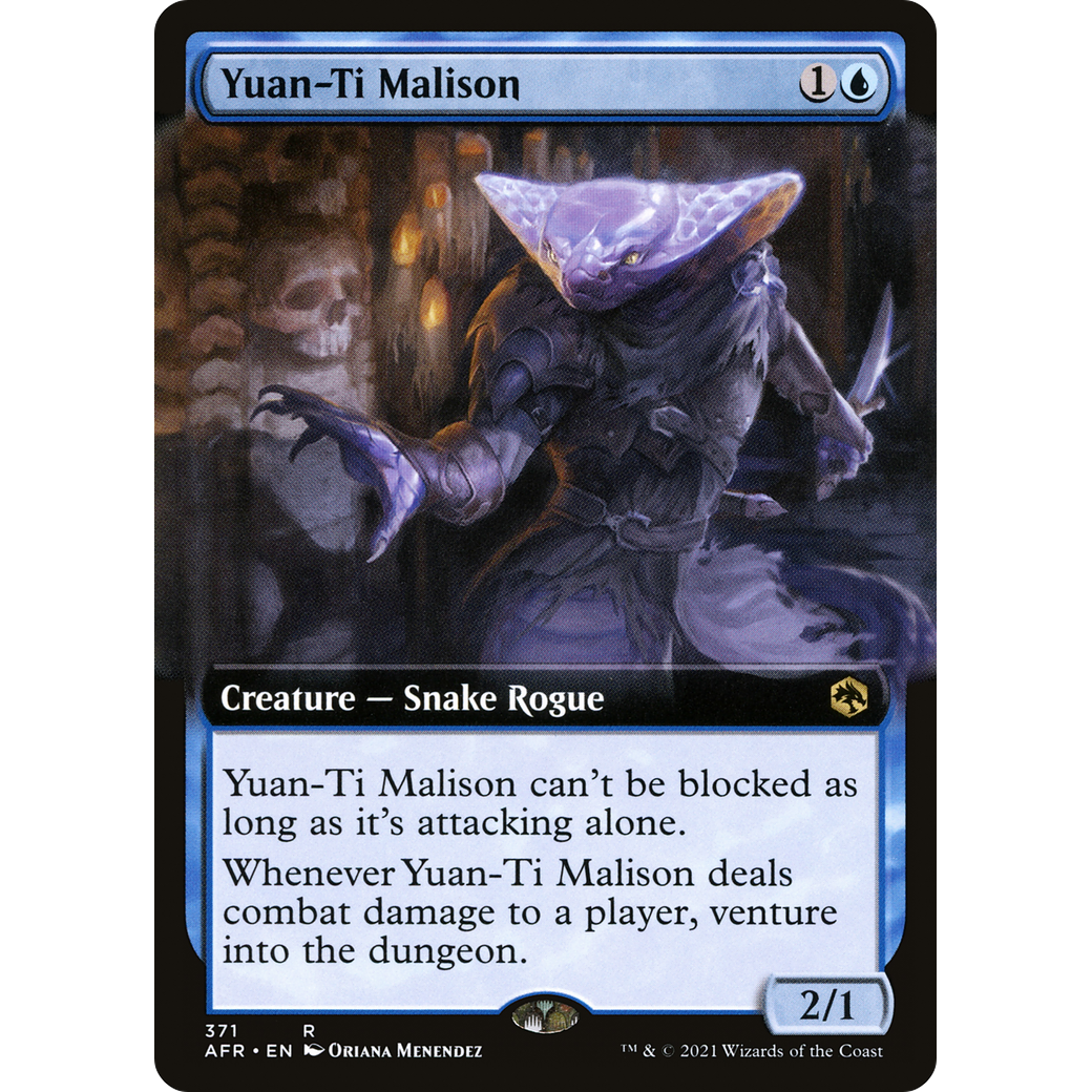 Yuan-Ti Malison (Extended Art) (AFR-371) - Adventures in the Forgotten Realms: (Extended Art)