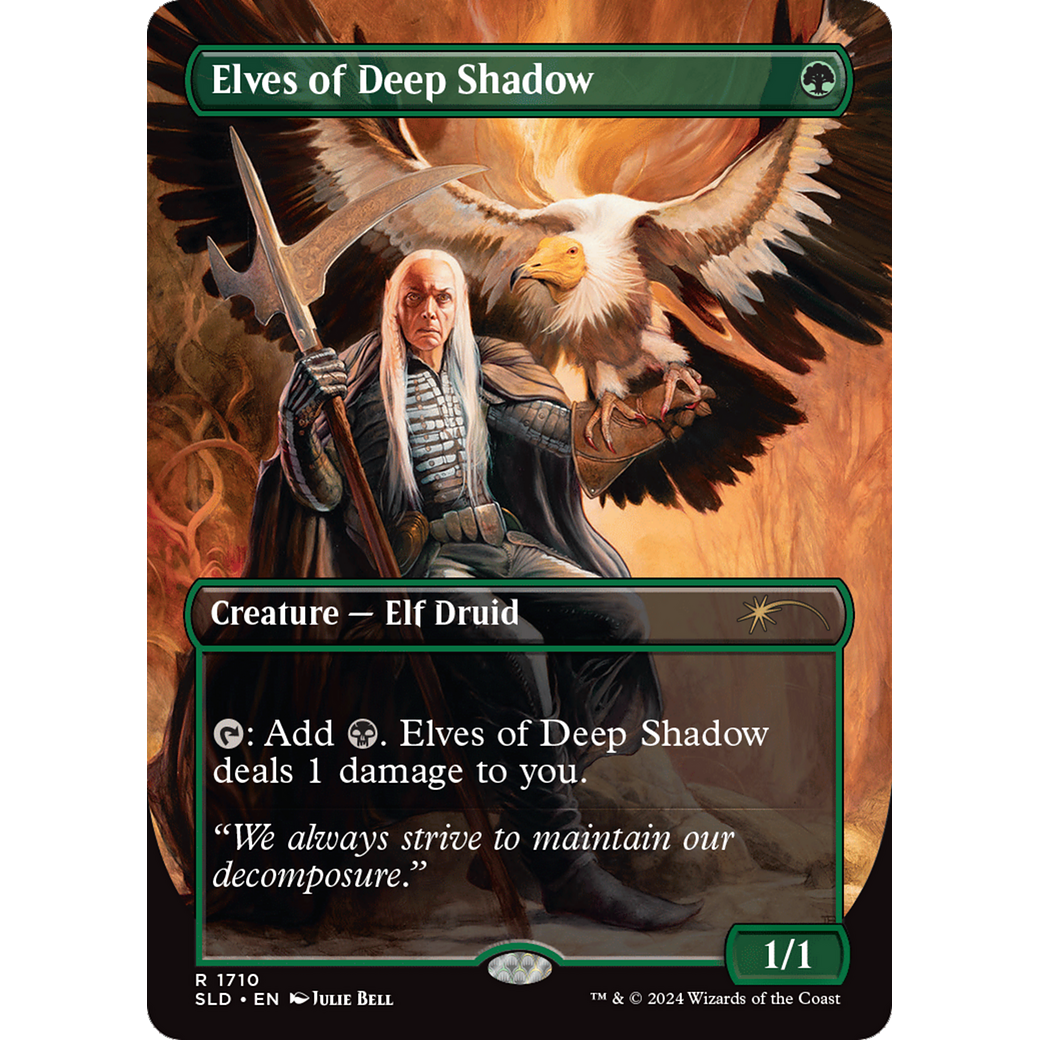 Elves of Deep Shadow (SLD-1710) - Secret Lair Drop (Borderless)