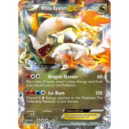 White Kyurem EX 103/149 - Boundaries Crossed Holofoil