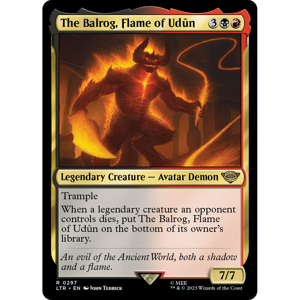 The Balrog, Flame of Udûn (LTR-297) - The Lord of the Rings: Tales of Middle-earth