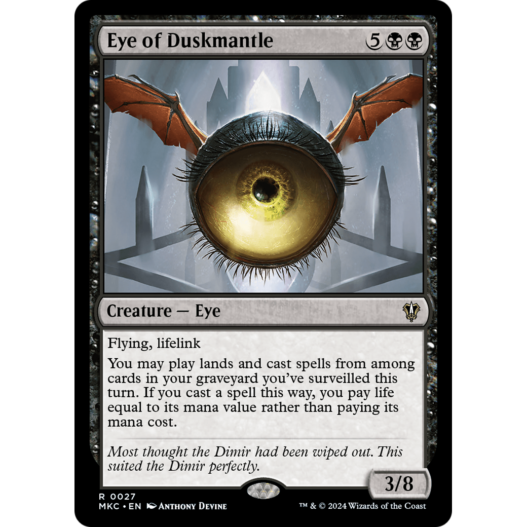 Eye of Duskmantle (MKC-027) - Murders at Karlov Manor Commander