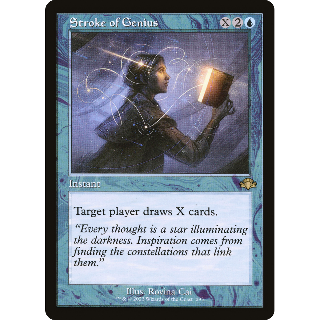 Stroke of Genius (Retro Frame) (DMR-293) - Dominaria Remastered Foil