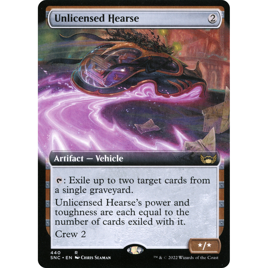 Unlicensed Hearse (Extended Art) (SNC-440) - Streets of New Capenna: (Extended Art)