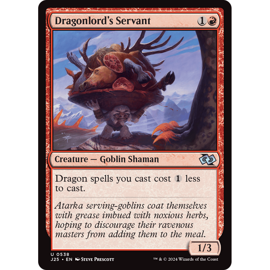 Dragonlord's Servant (J25-538) - Foundations Jumpstart
