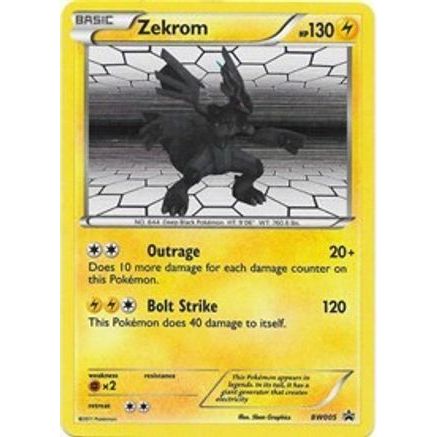 Zekrom - BW005 BW005/101 - Black and White Promos Holofoil