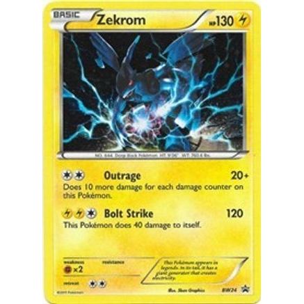 Zekrom - BW24 BW24/101 - Black and White Promos Holofoil
