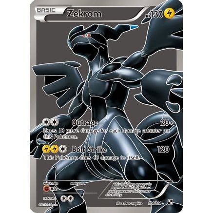 Zekrom (114 Full Art) 114/114 - Black and White Holofoil
