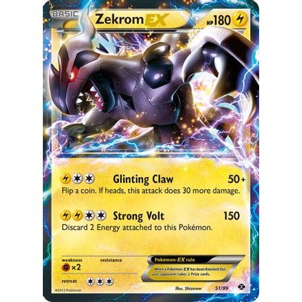 Zekrom EX 51/99 - Next Destinies Holofoil