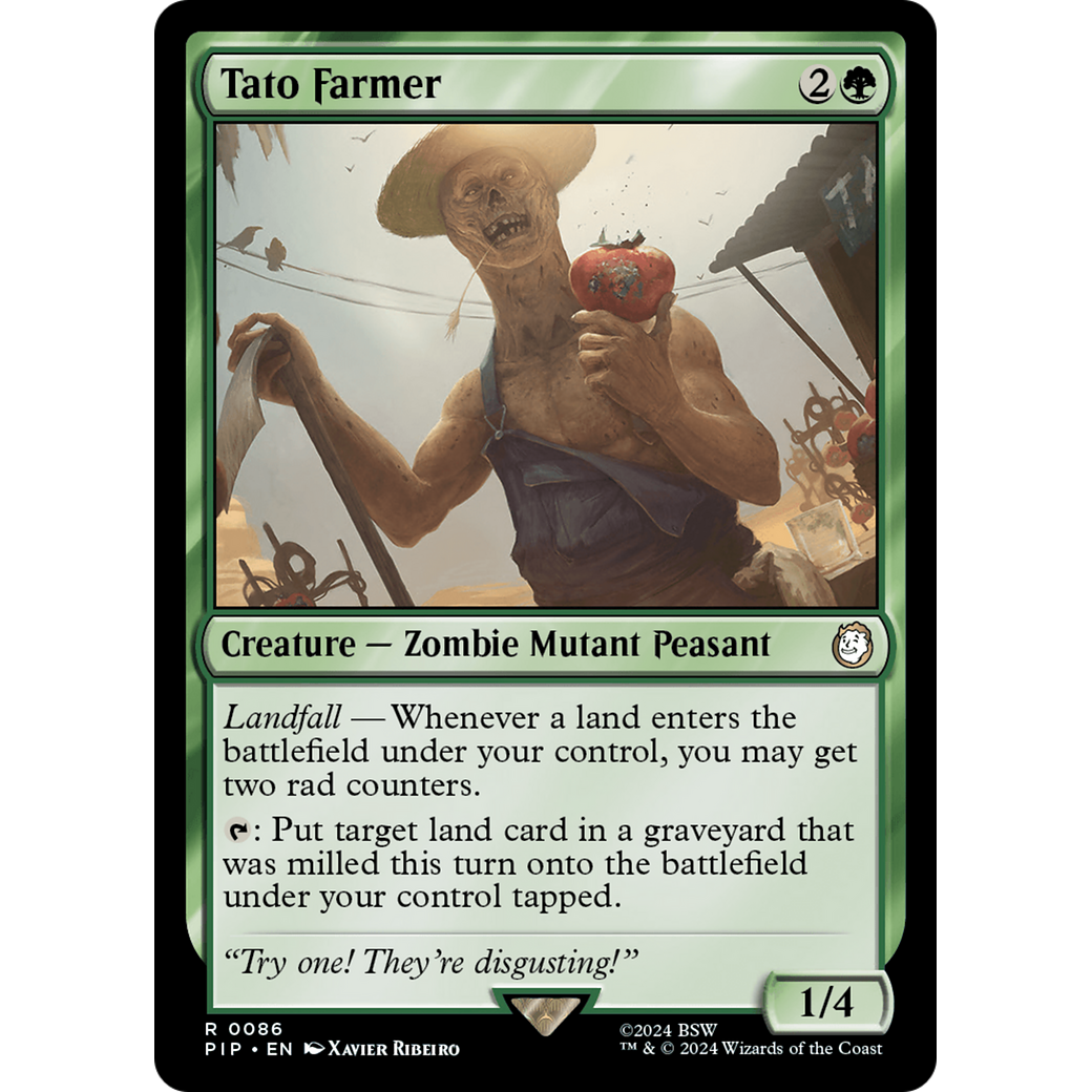 Tato Farmer (PIP-086) - Fallout Foil