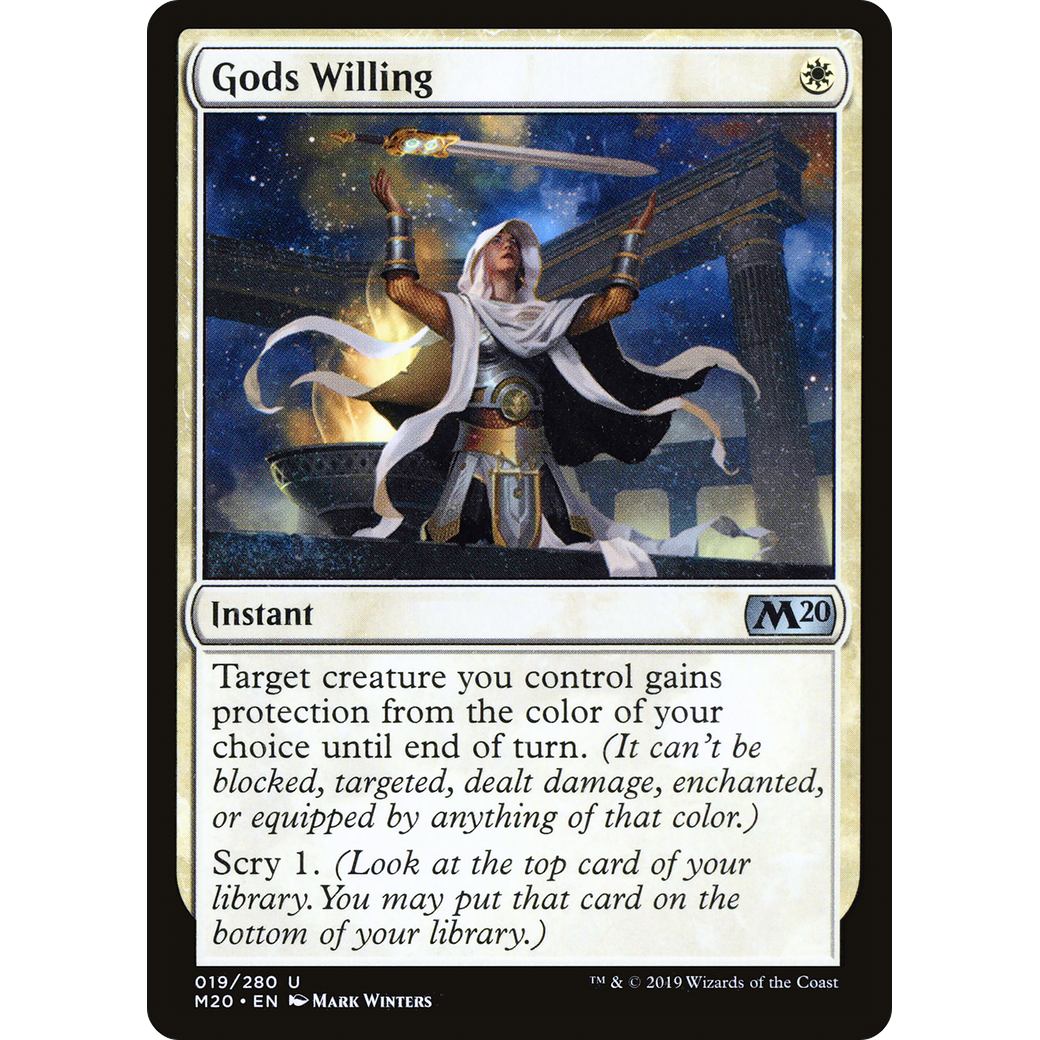 Gods Willing (M20-019) - Core Set 2020 Foil