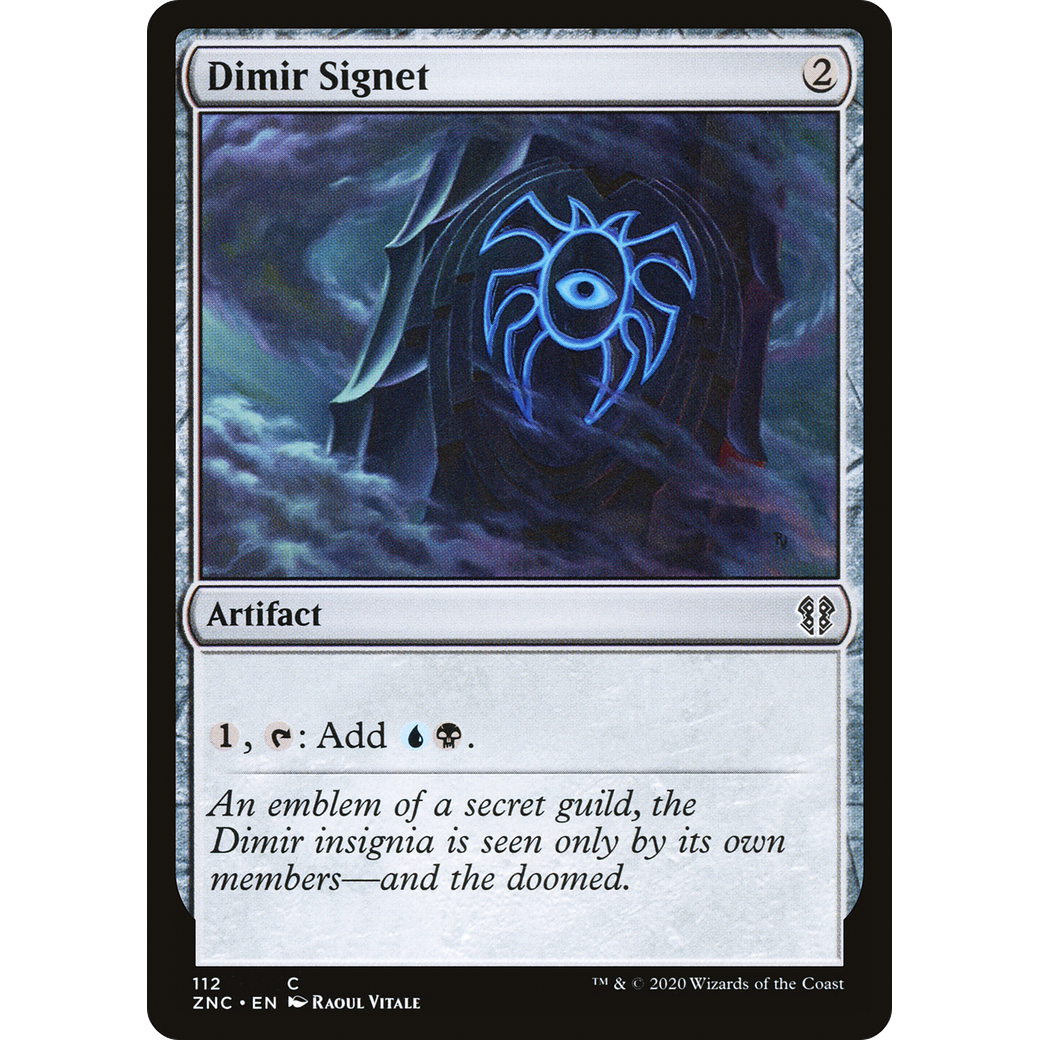 Dimir Signet (ZNC-112) - Zendikar Rising Commander