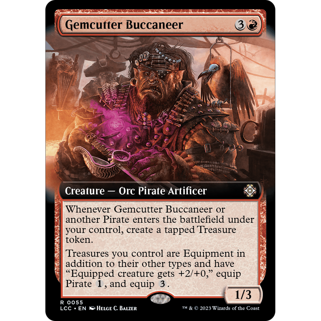Gemcutter Buccaneer (LCC-055) - The Lost Caverns of Ixalan Commander: (Extended Art)