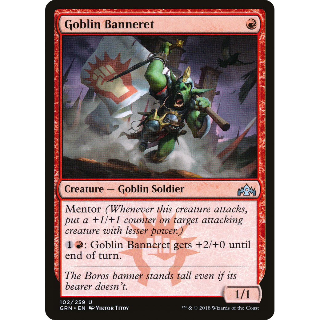 Goblin Banneret (GRN-102) - Guilds of Ravnica Foil