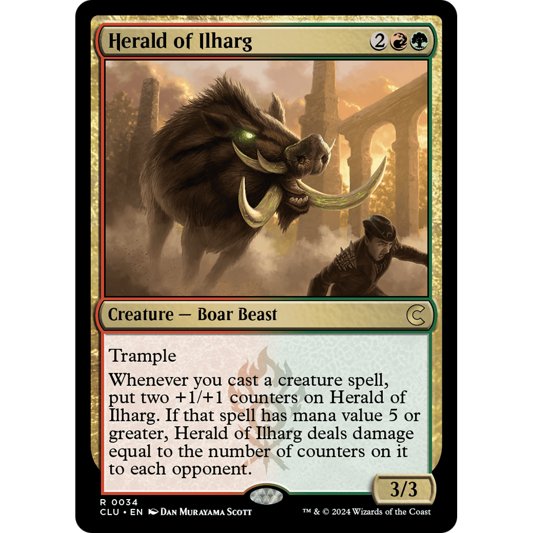 Herald of Ilharg (CLU-034) - Ravnica: Clue Edition