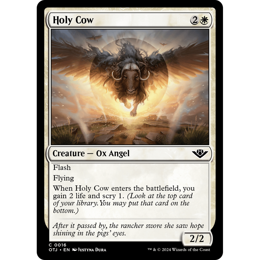 Holy Cow (OTJ-016) - Outlaws of Thunder Junction