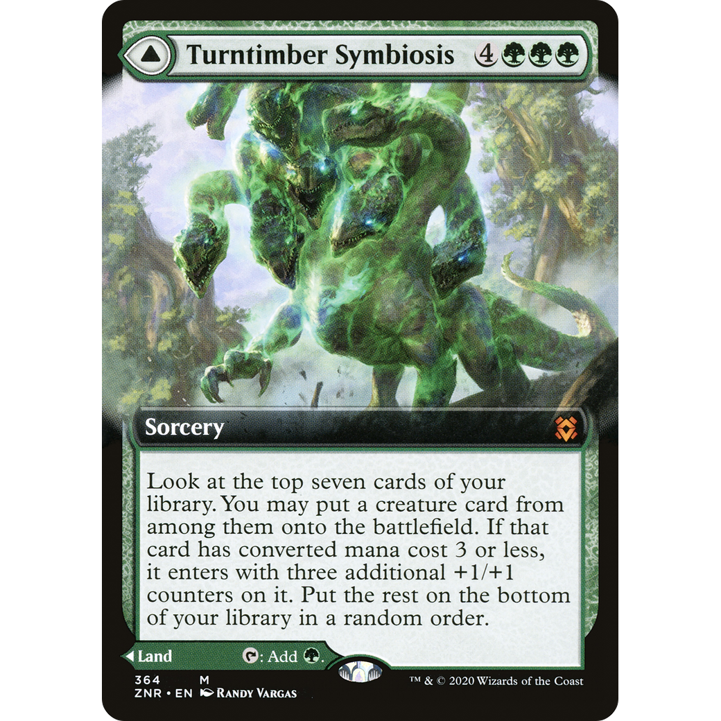 Turntimber Symbiosis (Extended Art) (ZNR-364) - Zendikar Rising: (Extended Art)