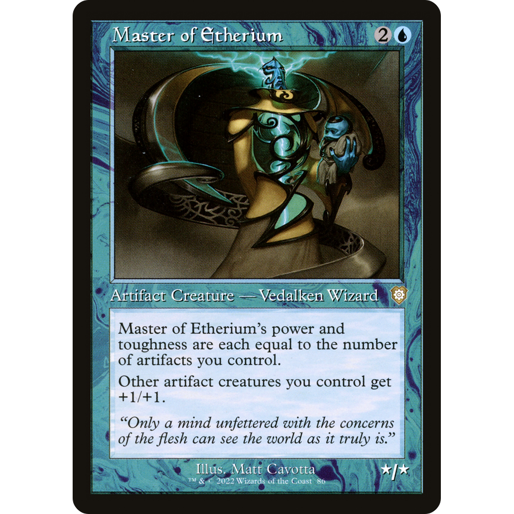 Master of Etherium (Retro Frame) (BRC-086) - The Brothers' War Commander