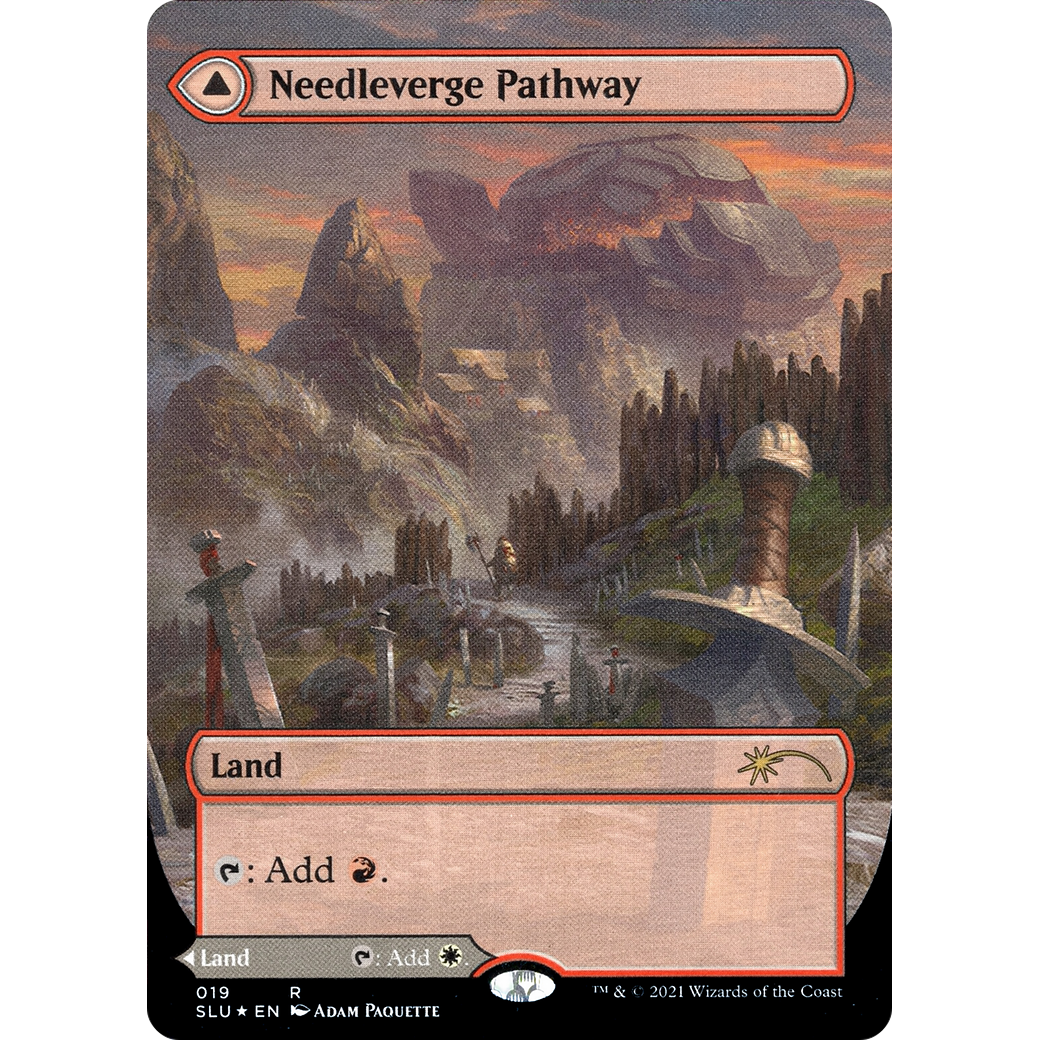 Needleverge Pathway (Borderless) (SLU-019) - Secret Lair: Ultimate Edition: (Showcase) (Borderless) Foil