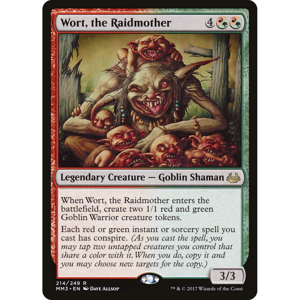 Wort, the Raidmother (MM3-214) - Modern Masters 2017 Foil
