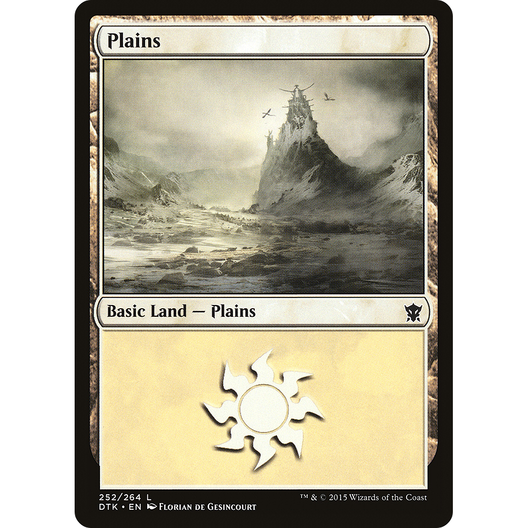 Plains (252) (DTK-252) - Dragons of Tarkir