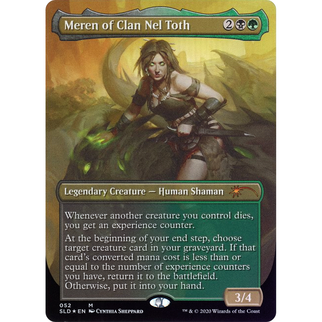 Meren of Clan Nel Toth (SLD-052) - Secret Lair Drop (Borderless) Foil
