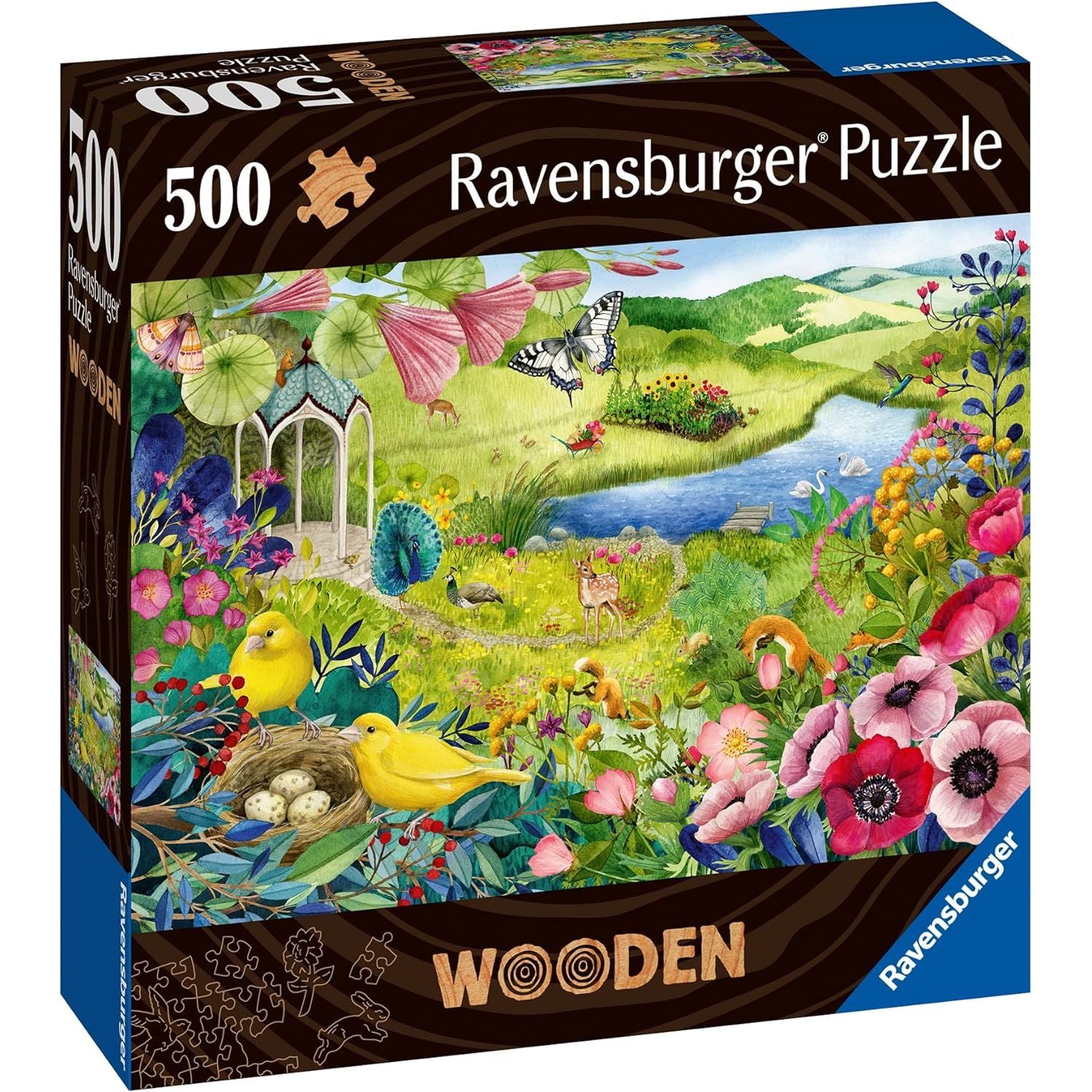 Nature Garden 500pc Wooden Puzzle