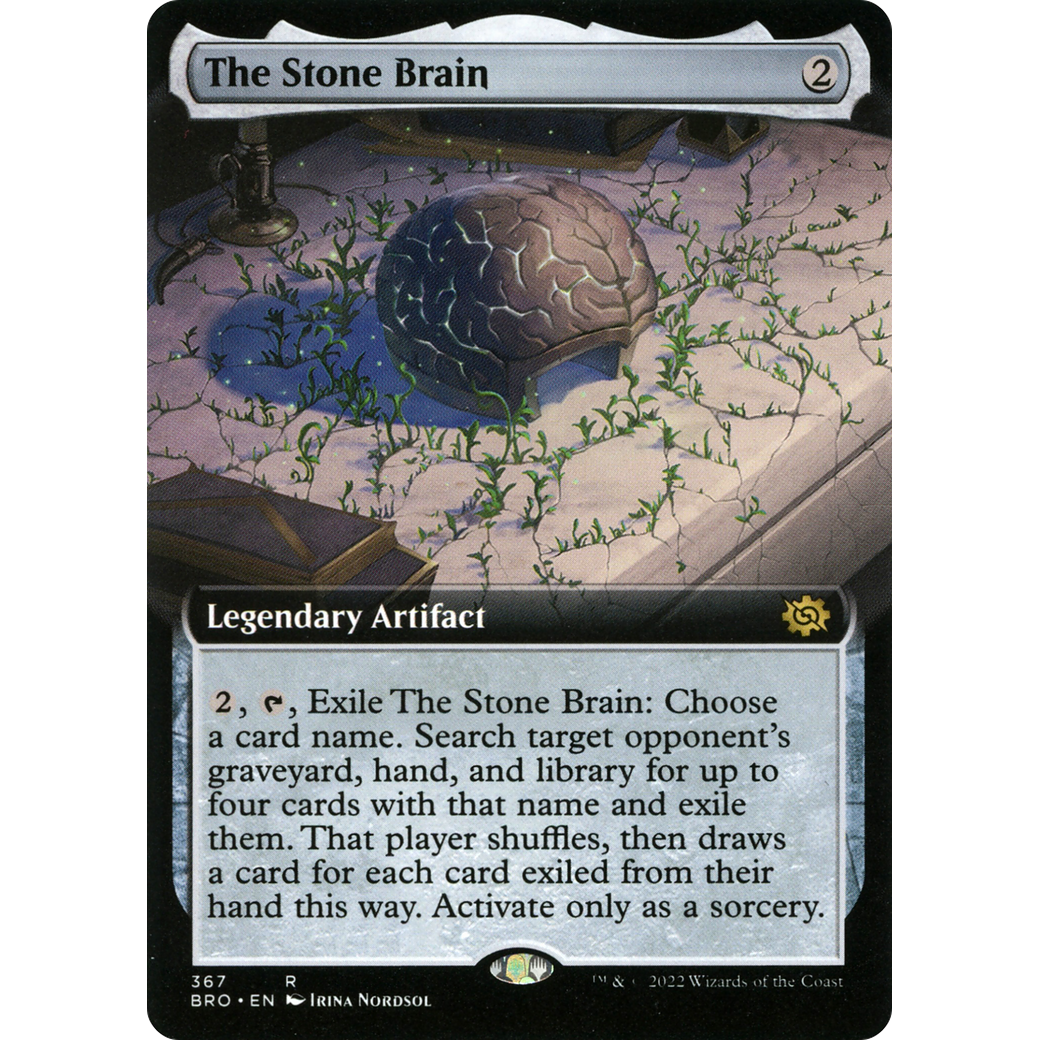 The Stone Brain (Extended Art) (BRO-367) - The Brothers' War: (Extended Art)