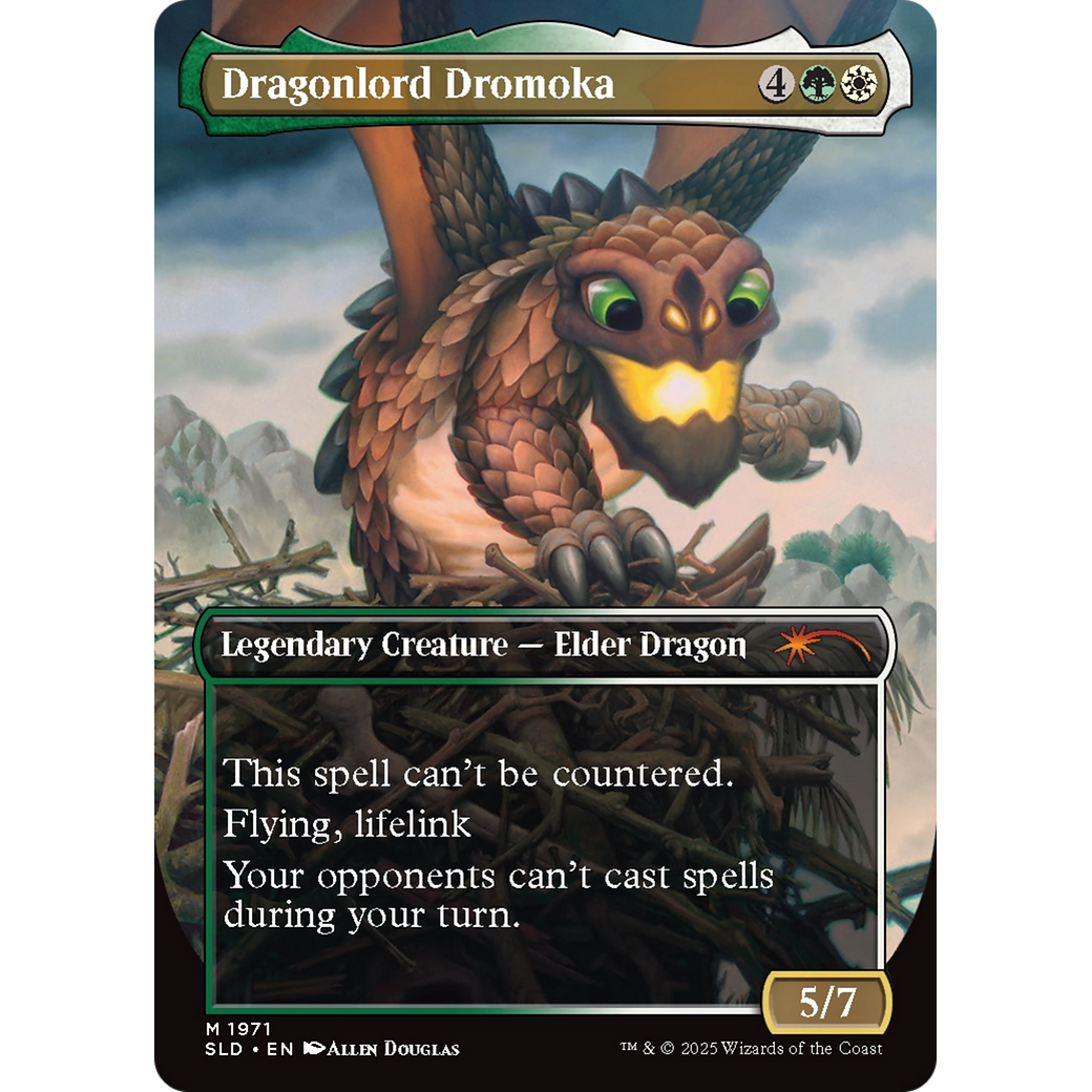 Dragonlord Dromoka (SLD-1971) - Secret Lair Drop (Borderless)