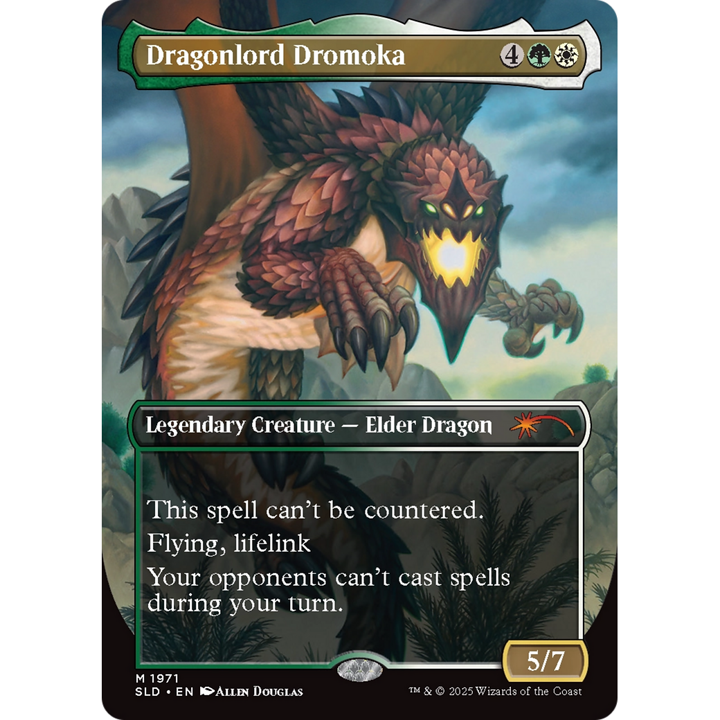 Dragonlord Dromoka (SLD-1971) - Secret Lair Drop (Borderless)