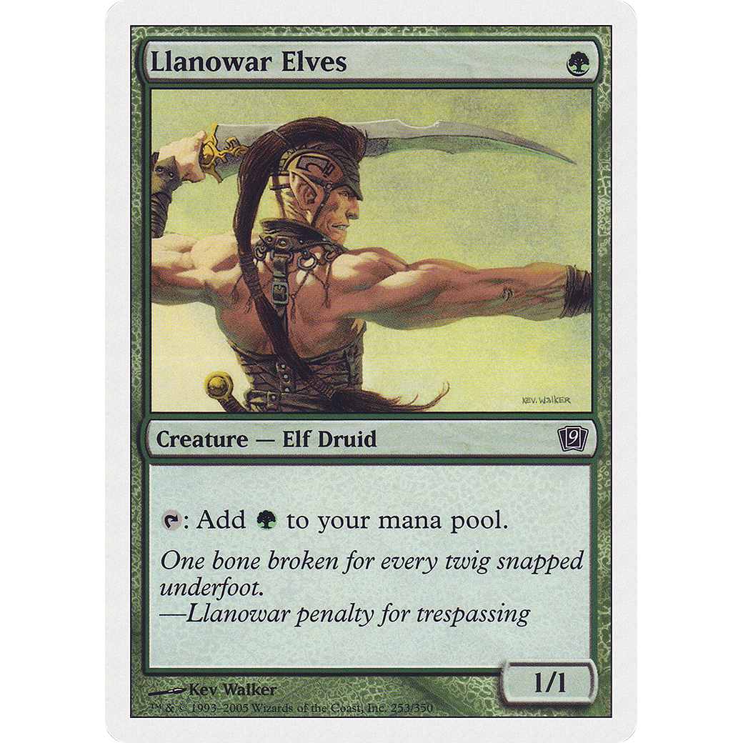 Llanowar Elves (9ED-253) - 9th Edition Foil
