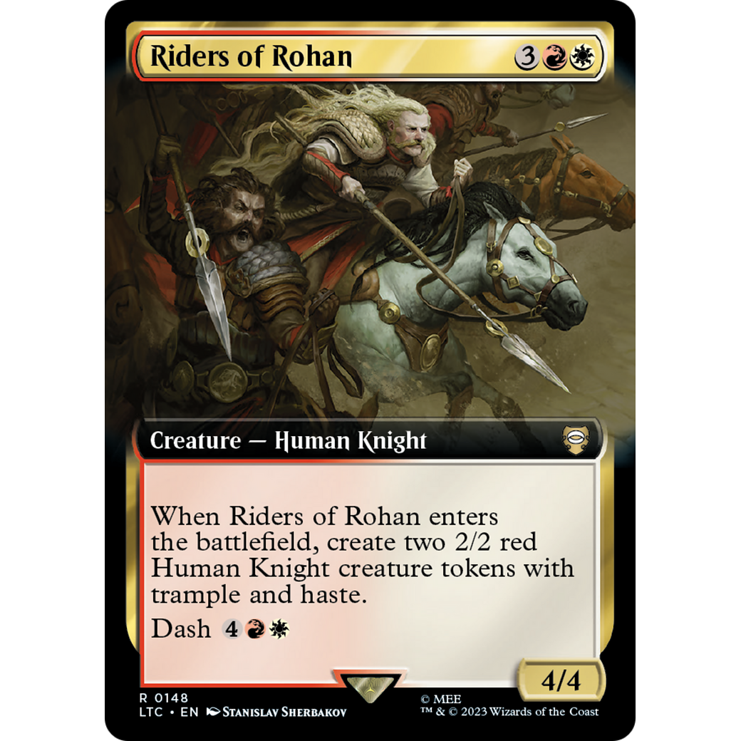 Riders of Rohan (Extended Art) (LTC-148) - Tales of Middle-earth Commander: (Extended Art) Foil