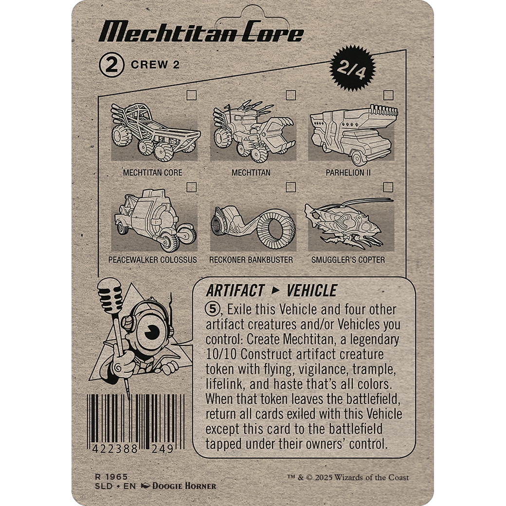 Mechtitan Core (SLD-1965) - Secret Lair Drop (Borderless) Foil