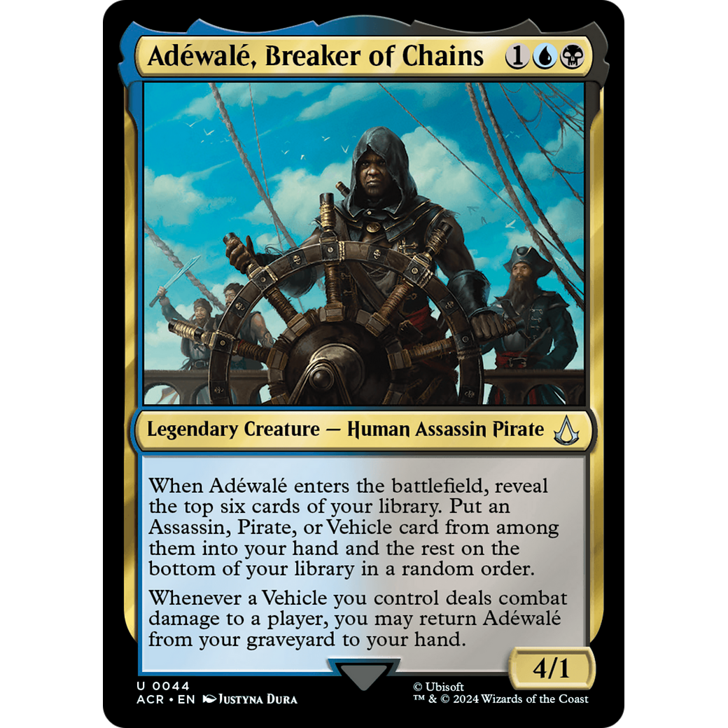 Adewale, Breaker of Chains (ACR-044) - Assassin's Creed Foil